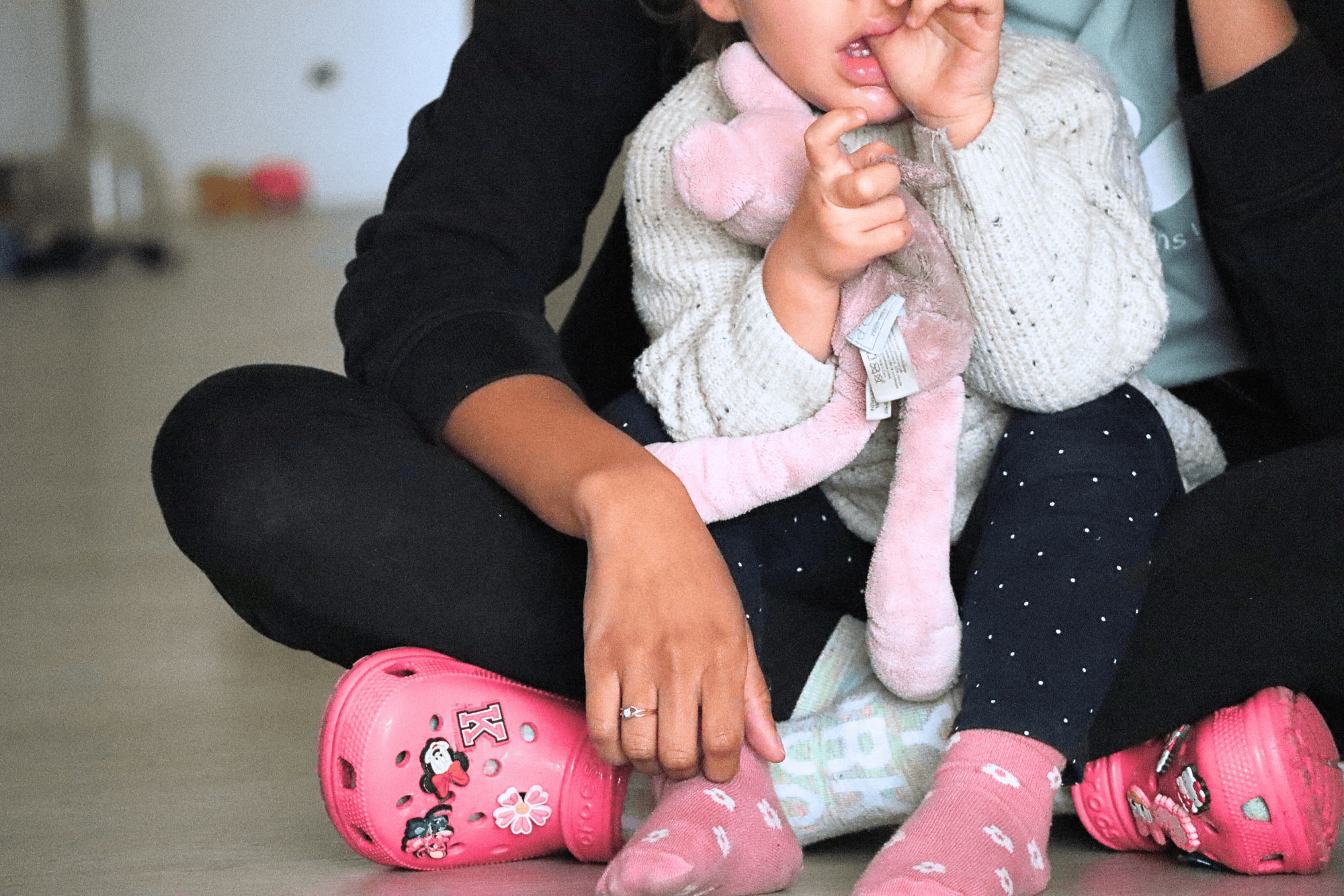 Enfant malade hiver en crèche