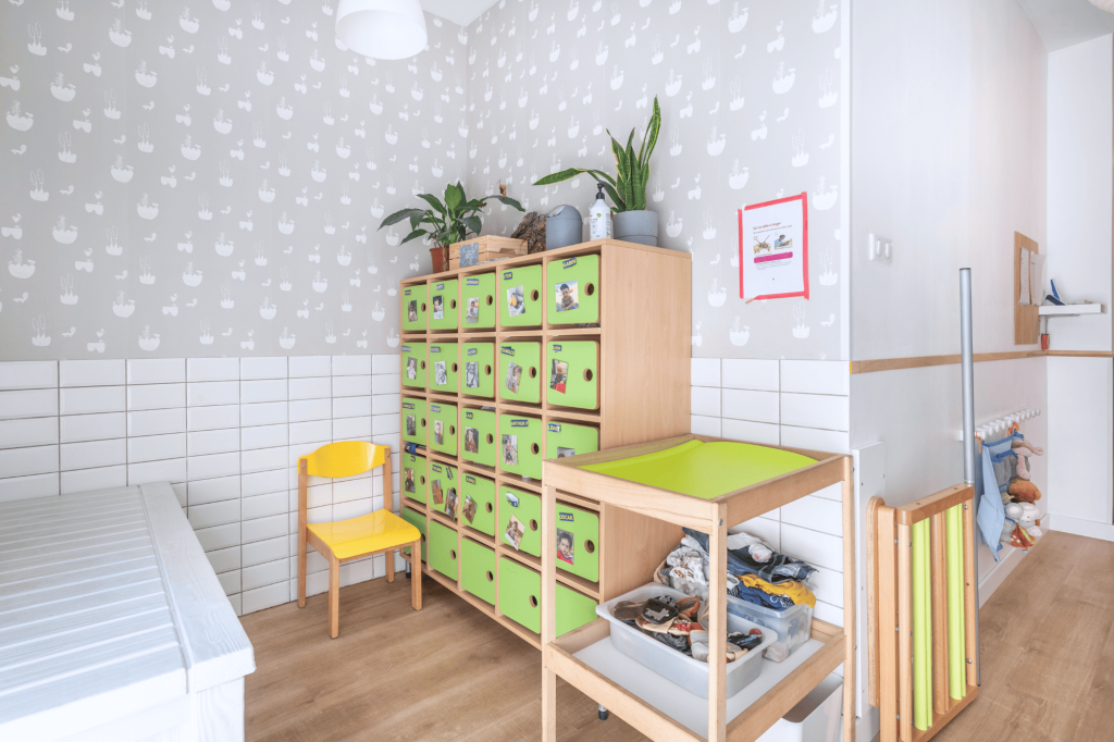 Photo de l'entrée dans la crèche Nursea baille à Marseille