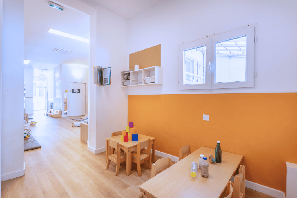 Photo de la pièce d'activité dans la crèche Nursea Baille à Marseille