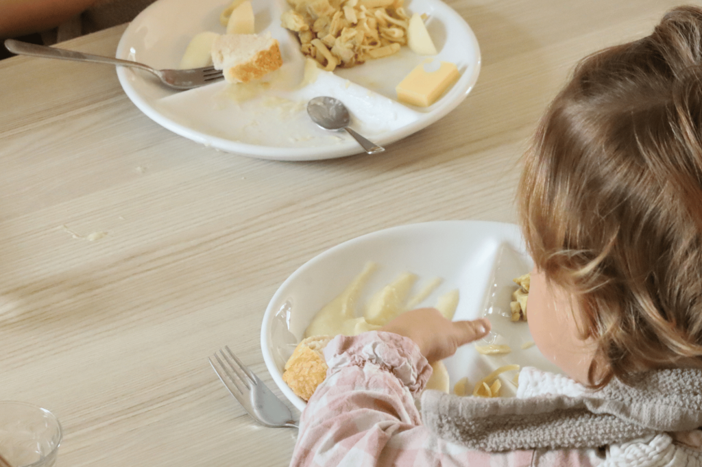 Les crèches Nursea sont équipées d'assiettes compartimentées pour les repas des enfants