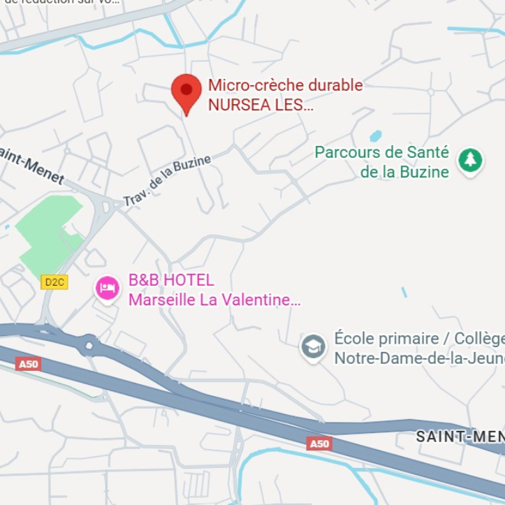 Carte d'accès à la micro-crèche Nursea Camoins-Buzine à Marseille