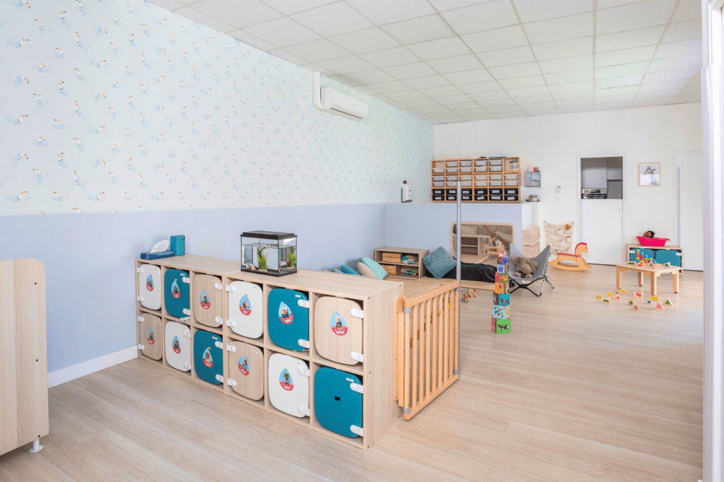 Vue de la crèche Nursea Pharo depuis son entrée