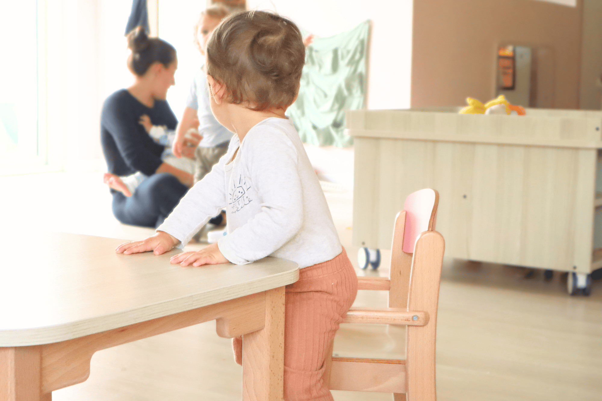 Le mobilier Mathou dans les crèches Nursea