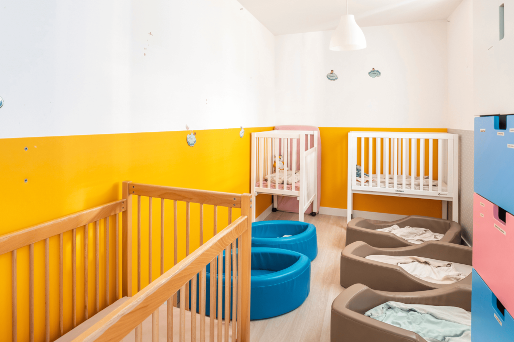 Chambre des bébés de la crèche Nursea Capelette