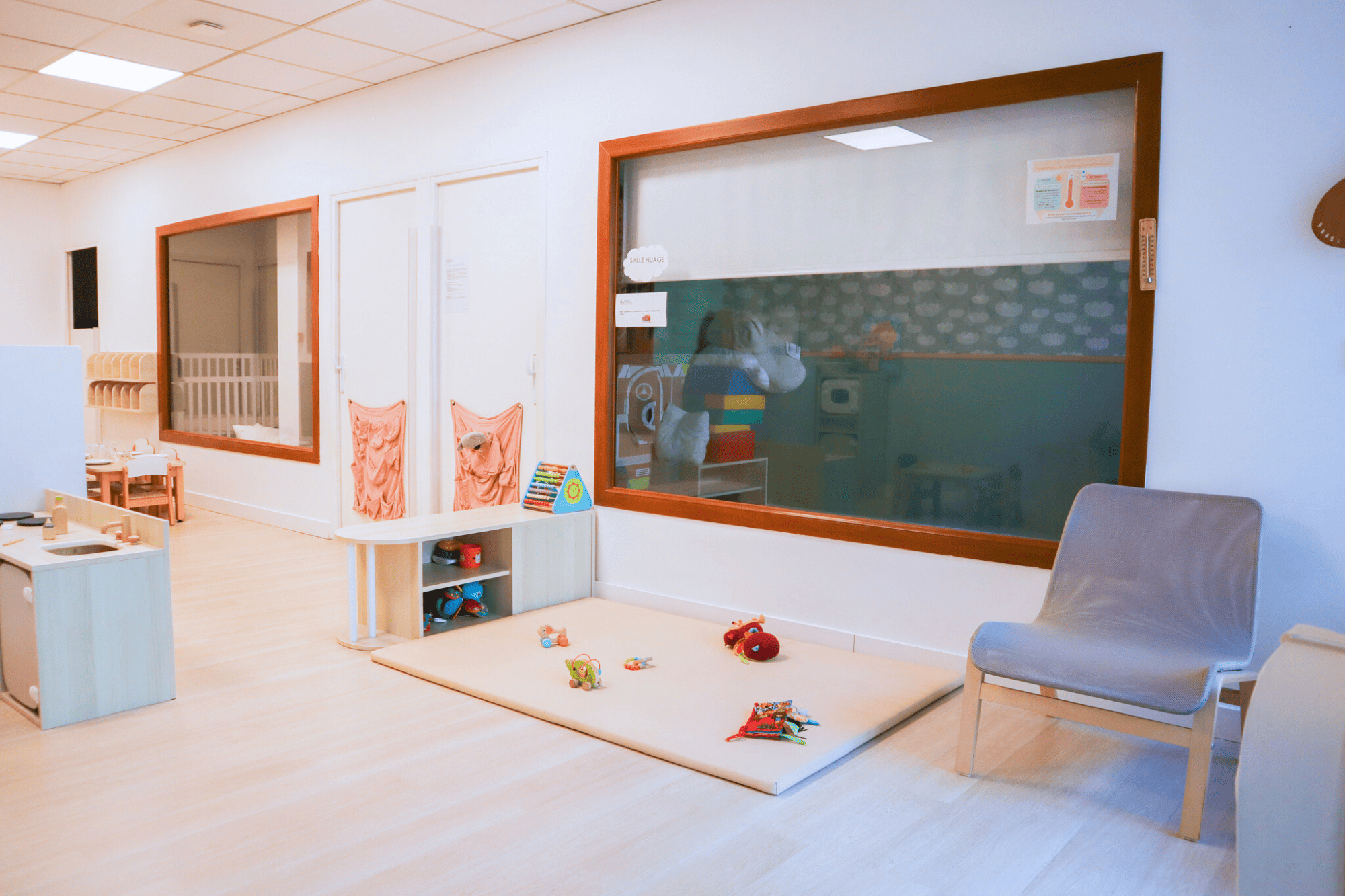 Coin bébés dans la crèche Nursea Foch