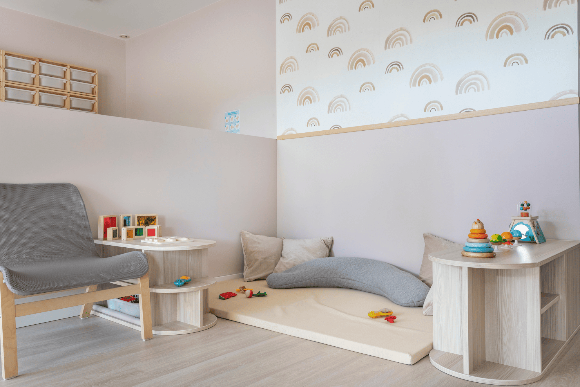 Coin des bébés dans la crèche Nursea Graveson Est