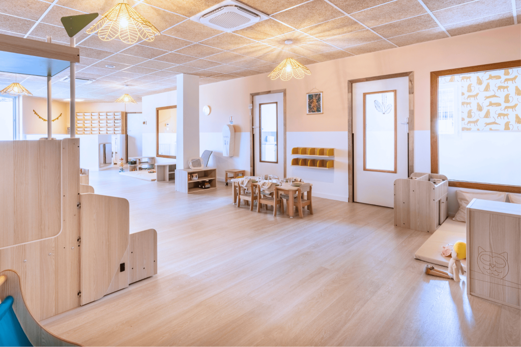 Photo de la pièce de vie de la crèche Nursea Buzine à Marseille