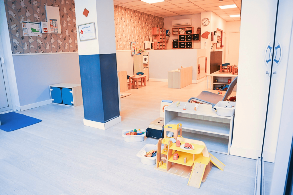 Vue d'ensemble de l'intérieur de la crèche Nursea Foch