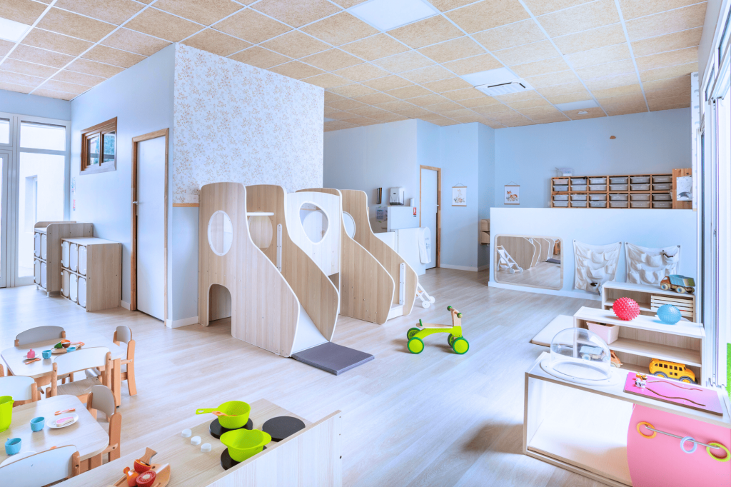 Vue de l'intérieur de la crèche Nursea Michelet