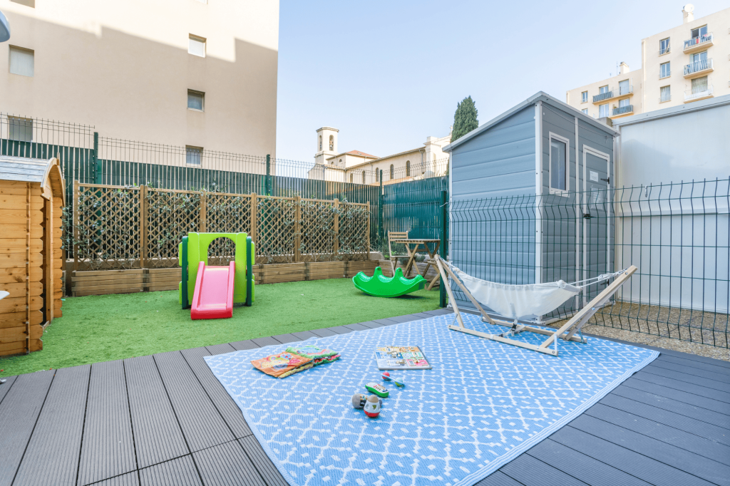 Jardin de la crèche Nursea Capelette