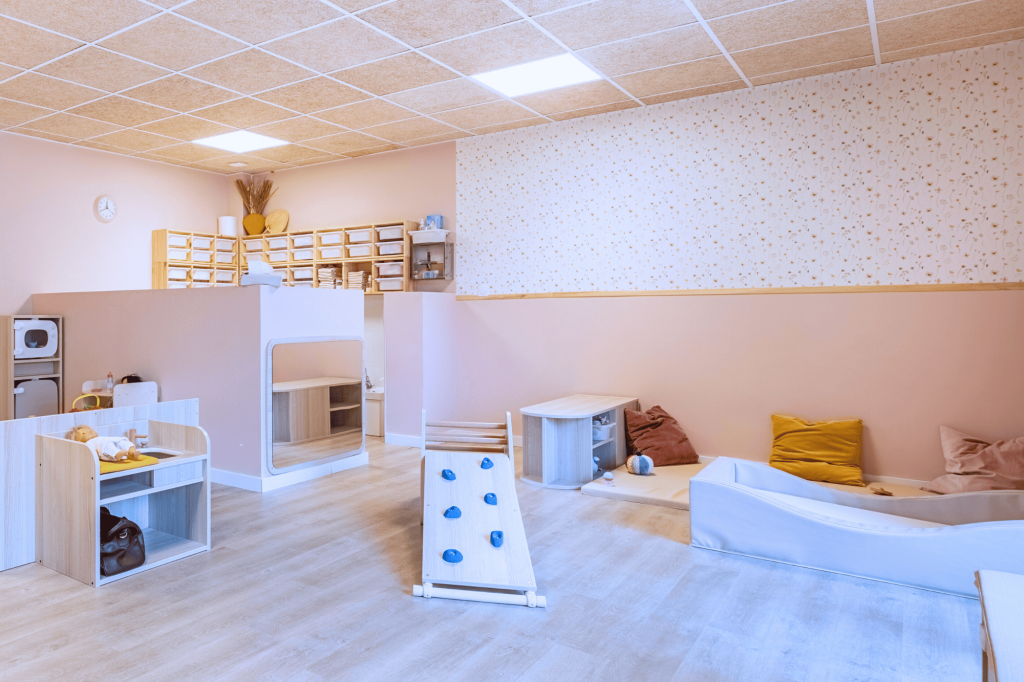 Photo de la pièce principale de la micro-crèche Nursea à Barbentane