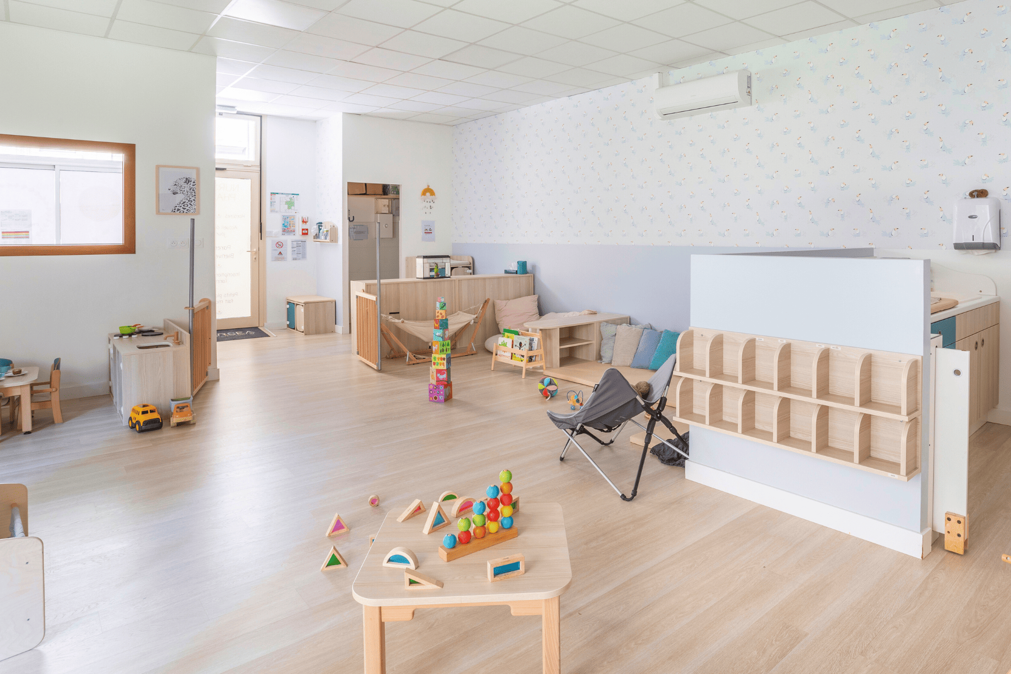 Espace de vie de la micro-crèche Nursea Pharo