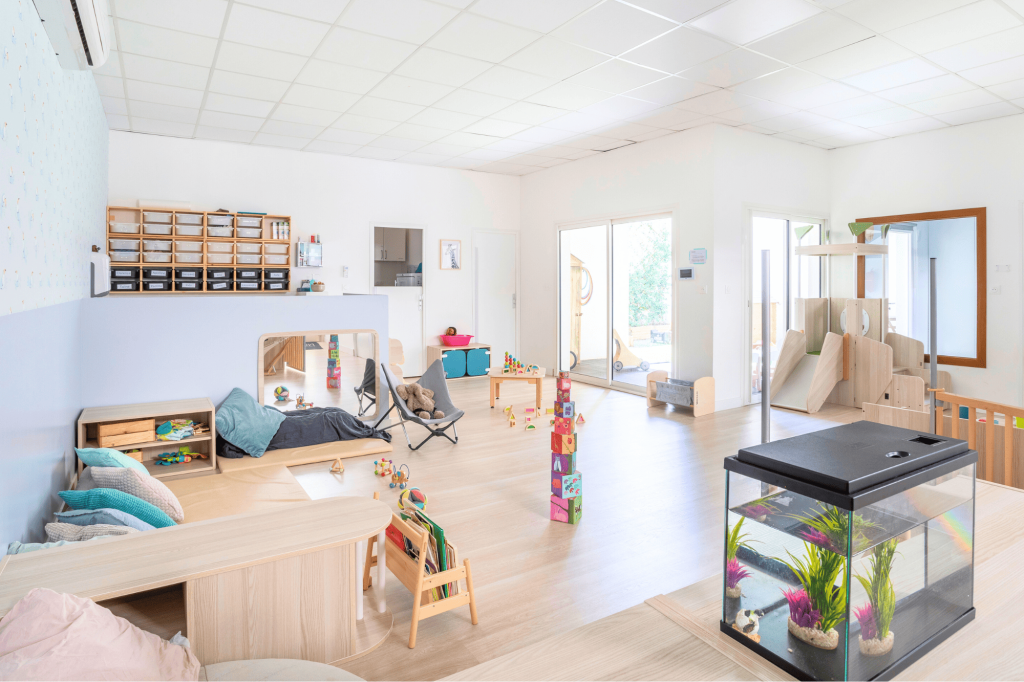 Vue de l'intérieur de la crèche Nursea Pharo