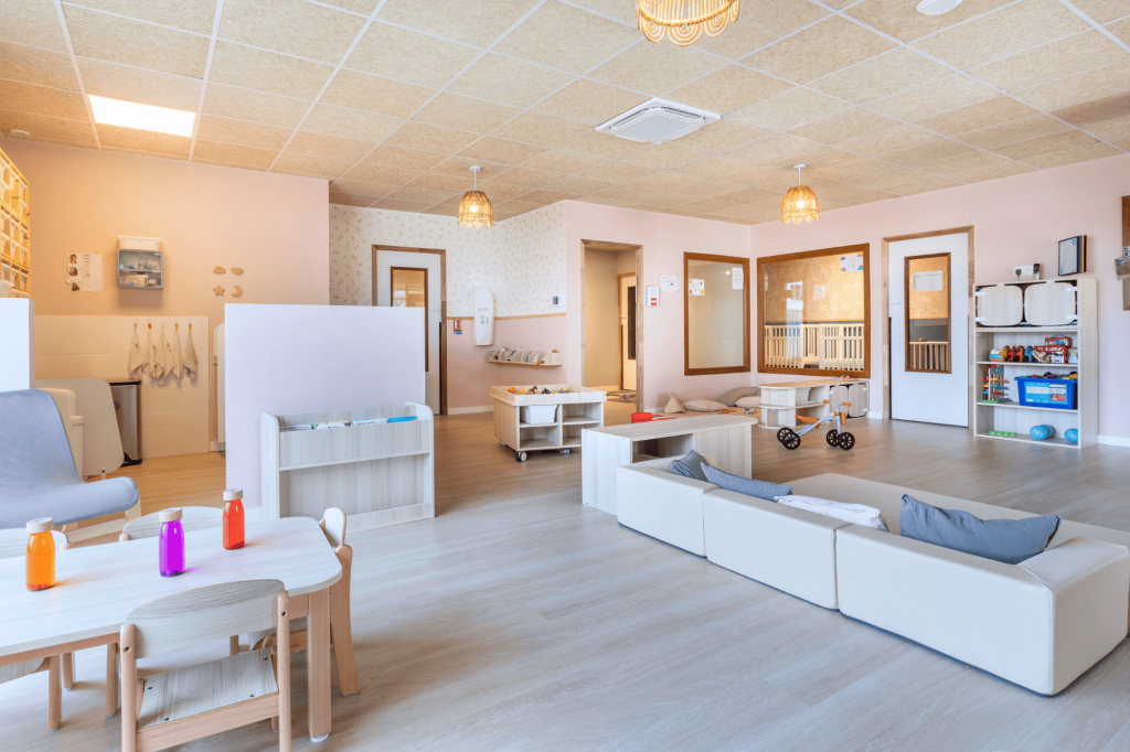 Vue de l'intérieur de la crèche Nursea Camoins