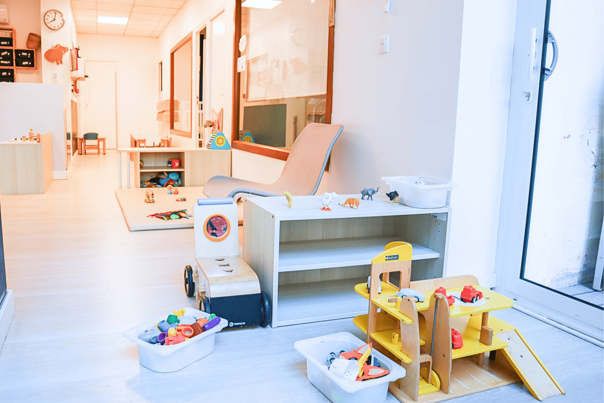 Intéreiur de la micro-crèche Nursea Foch